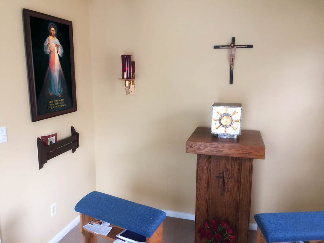 Chapel Installs Image in 3 Languages: English, Spanish and Korean