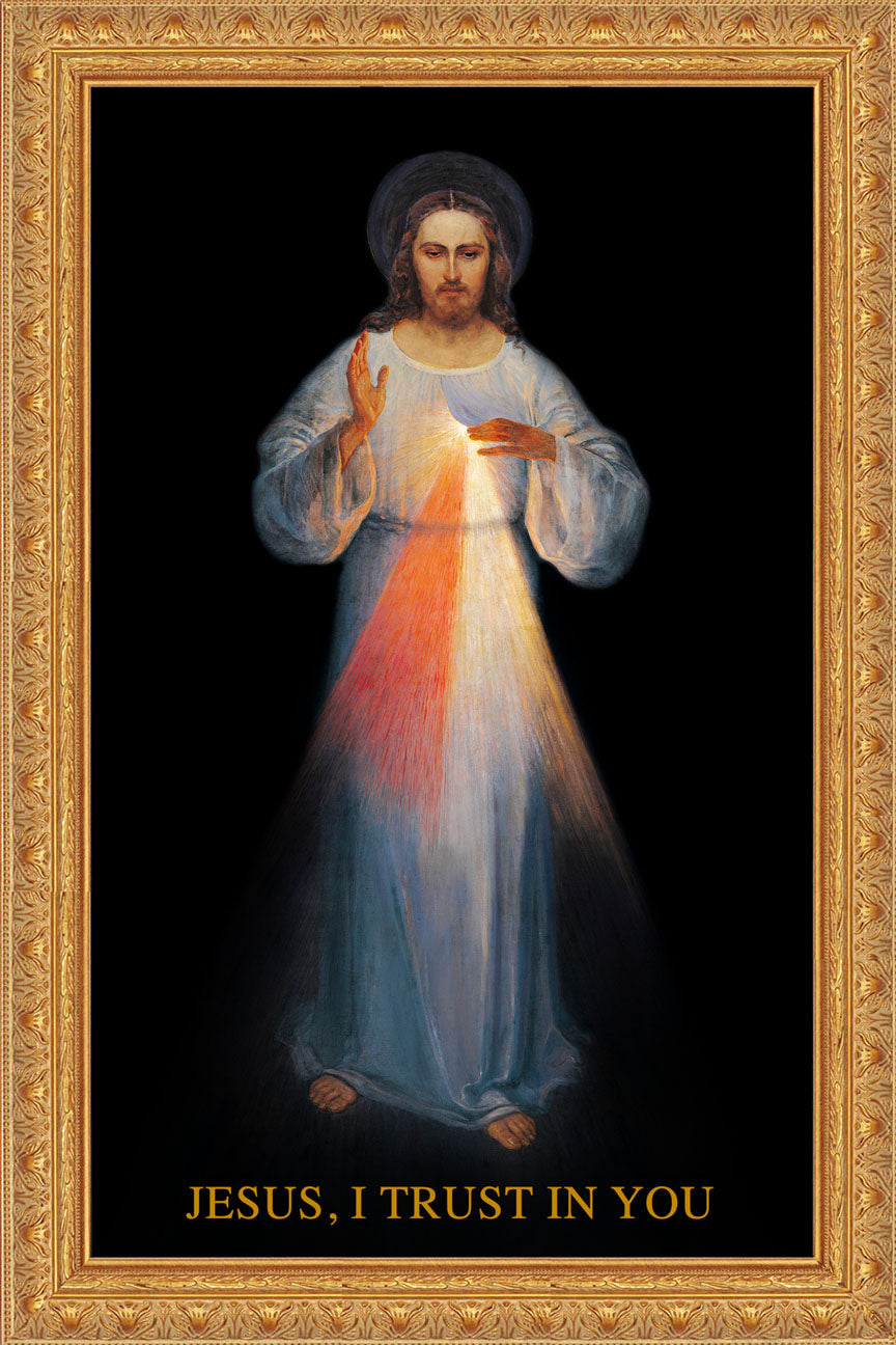 Vilnius Divine Mercy 16x20 on Canvas - Frame 8483 –