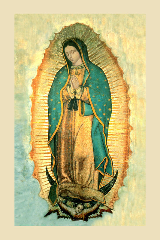 Our Lady of Guadalupe on Canvas - Unframed (rolled in tube)