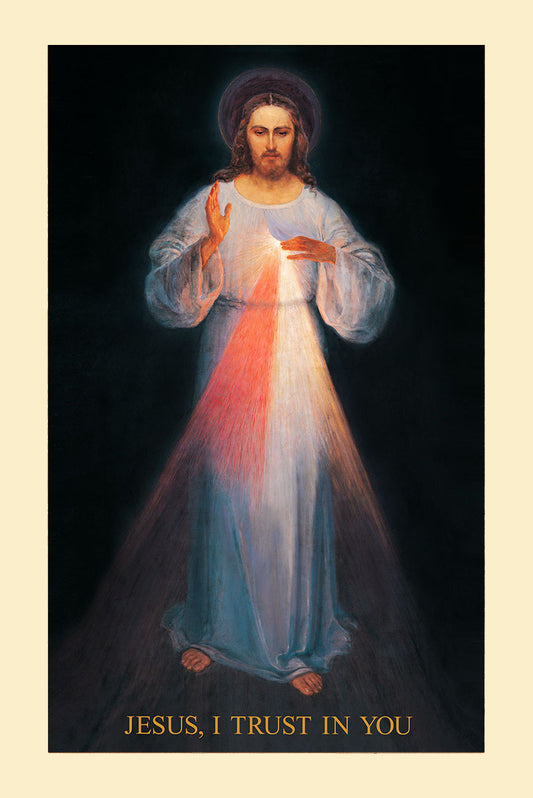 Vilnius Divine Mercy on Canvas - Unframed (rolled in tube)