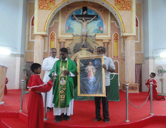 Enthronement of Divine Mercy Images, India