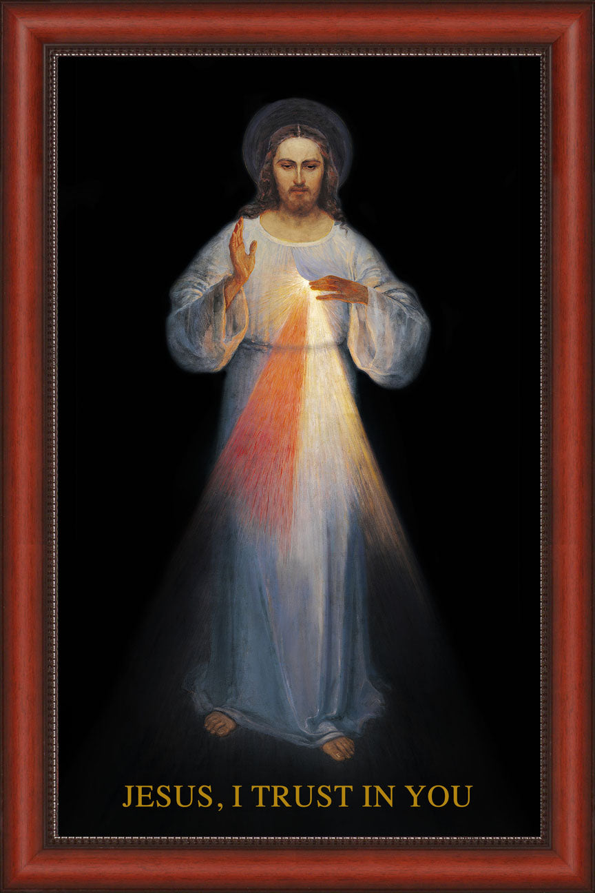 Vilnius Divine Mercy on Canvas - Frame 10352