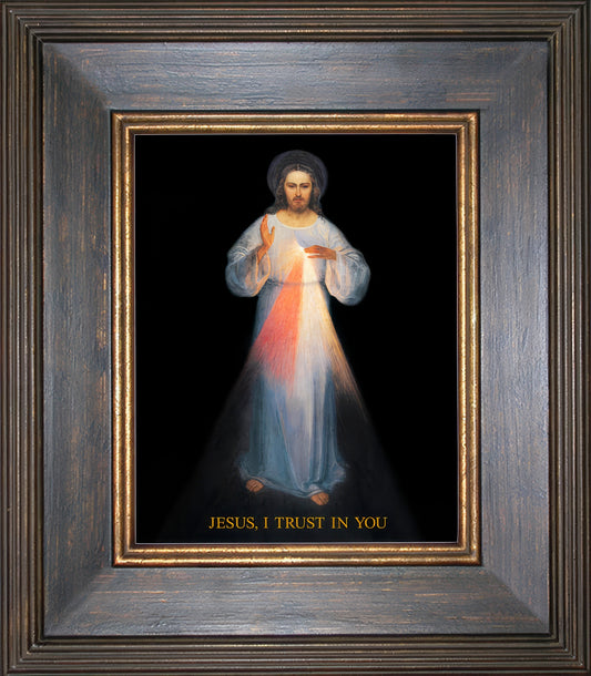 - Vilnius Divine Mercy 16x20 on Canvas - Frame FR12460