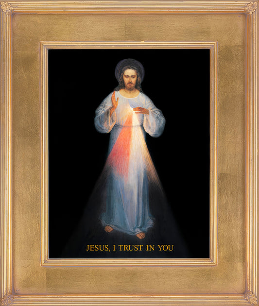 - Vilnius Divine Mercy 11x14 on Canvas - Frame FR9014