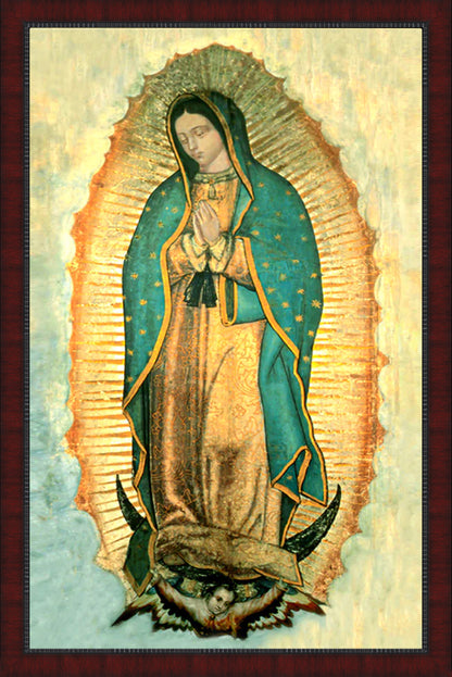 Our Lady of Guadalupe 10x18 on Canvas - ON SALE - Frame 7500