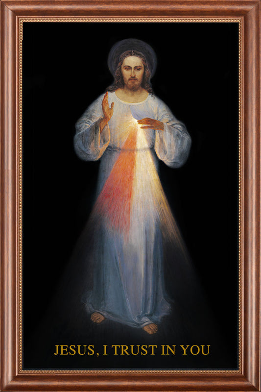 - Vilnius Divine Mercy 10x18 on Canvas - ON SALE- Frame 9729