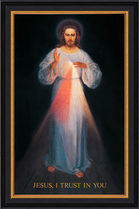 - Vilnius Divine Mercy 20x36 on Canvas - Frame 10124