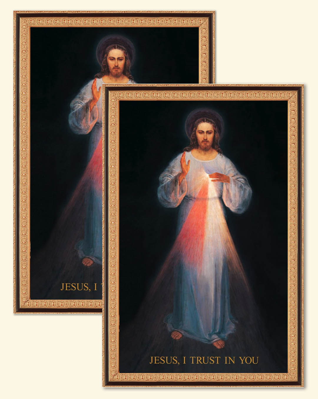 Special Gift Sale: 2 10x18 Vilnius Divine Mercy Images on Canvas