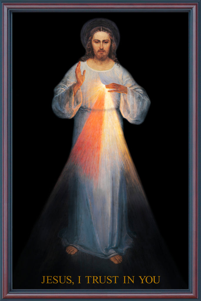 - Vilnius Divine Mercy 10x18 on Canvas - ON SALE - Frame 10618