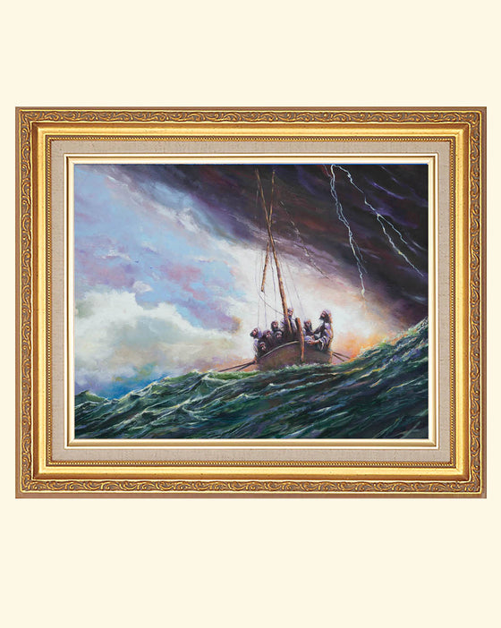 Trust Jesus: 16x20 on Canvas - ON SALE - Frame FR110