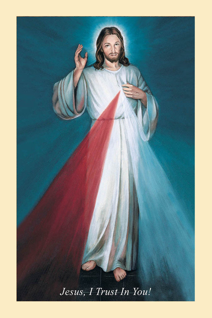 Hyla Divine Mercy on Canvas - Unframed (rolled in tube)