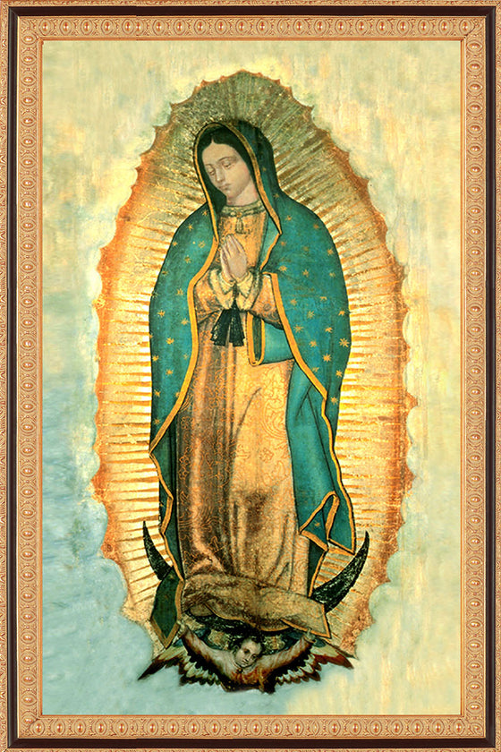 Our Lady of Guadalupe on Canvas - Frame 8135