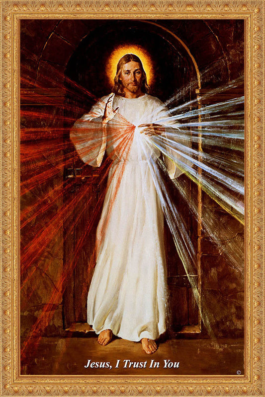 Skemp Divine Mercy on Canvas - Frame 8483