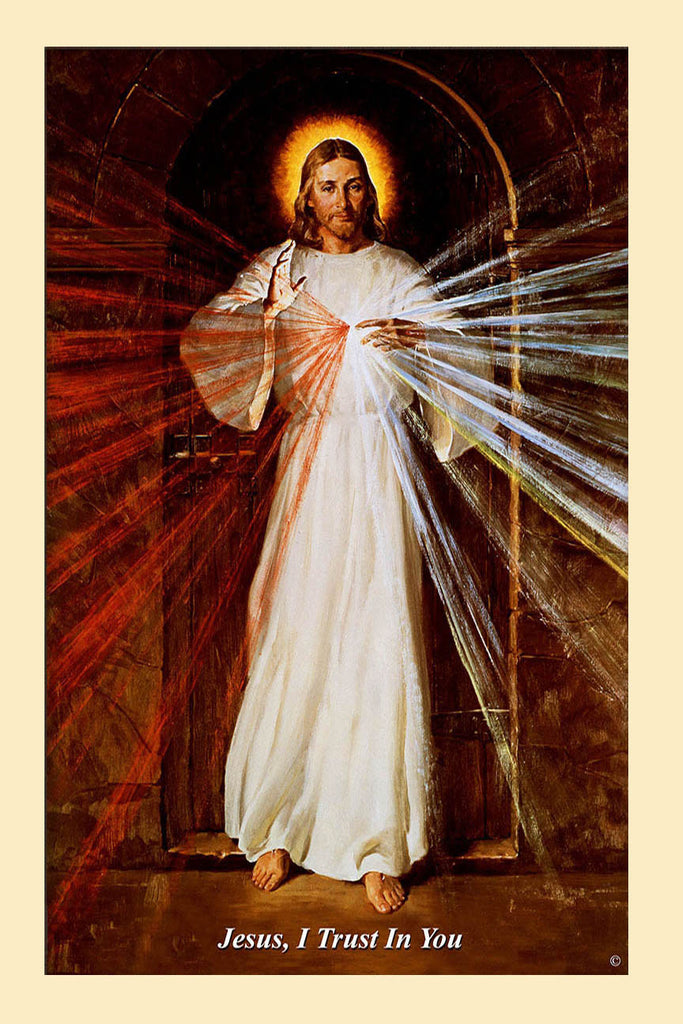 Skemp Divine Mercy on Canvas - Unframed (rolled in tube)
