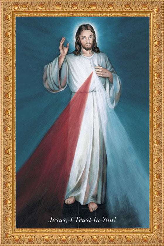 Hyla Divine Mercy on Canvas - Frame 8483